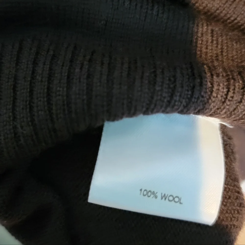 Mens Medium Vest Cremieux Classics Dark Brown Full zip 100 % wool